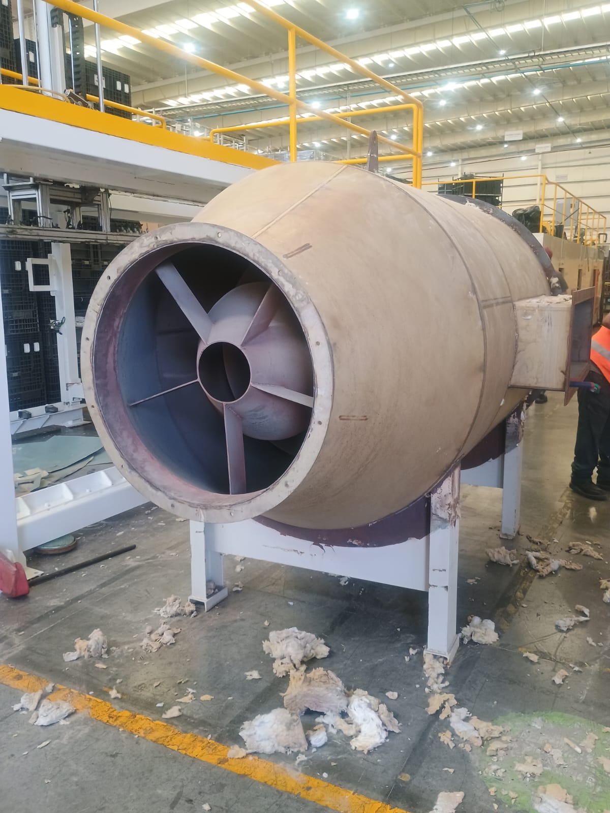 Termoaislamiento industrial con fibra mineral