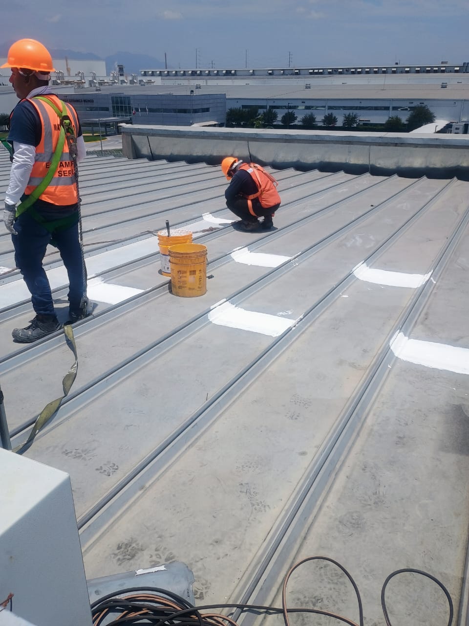 Reparación de losa industrial